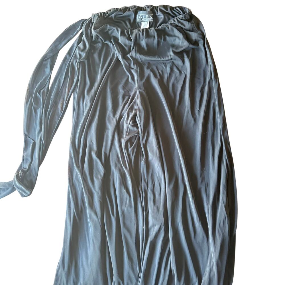 Alex Evenings Black Formal Gown Dress Pants‎ Size L Elegant
